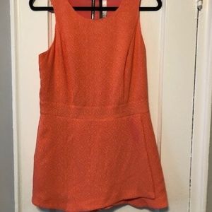 Kensie Orange Dressy Romper